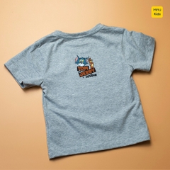 Áo thun cho bé trai in hoạ tiết câu chuyện Tom and Je.rry, chất thun cotton mát mịn thoáng mát cho bé mặc nhà đi học đi