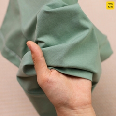 Áo thun Cotton trơn cao cấp cho bé trai size đại thấm hút thoáng mát MiauKids