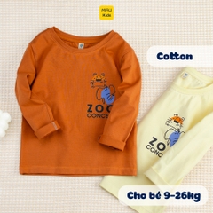 Áo Thun Dài Tay Cotton Zoo Concept - Họa Tiết Chú Hổ Đáng Yêu Cho Bé Trai