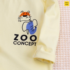 Áo Thun Dài Tay Cotton Zoo Concept - Họa Tiết Chú Hổ Đáng Yêu Cho Bé Trai