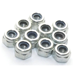 Đai ốc inox 304 có đệm cao su chống trượt, tuột ốc M2 M3 (5 cái)