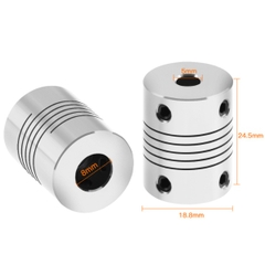 Khớp nối trục cứng và mềm trục 5*8mm