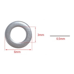 Long đen inox 304 đện ốc kích thước M2.5 M3 M4 M5 M6 (10 cái)