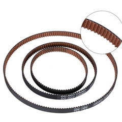 Dây đai răng GT2 - bọc sợi PU nâu bản 6mm vòng kín chu vi 188mm (4 cái) cho máy in 3D VORON 2.4