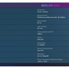 Adxl345 V2.0 Bảng gia tốc kế Stealthburner cho máy đùn Klipper Hotend Bộ phận máy in 3D youyilu