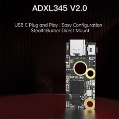 Adxl345 V2.0 Bảng gia tốc kế Stealthburner cho máy đùn Klipper Hotend Bộ phận máy in 3D youyilu