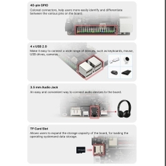 Bigtreetech BTT Pi V1.2 Quad Core Cortex-A53 2.4G WiFi 40Pin GPIO VS Raspberry Pi 3B Cam Pi Cho Klipper Máy In 3D DIY
