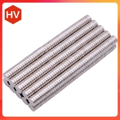 Nam châm đất hiếm chuẩn N35 lực hút siêu mạnh hình đĩa tròn 6x3 mm (10cái)