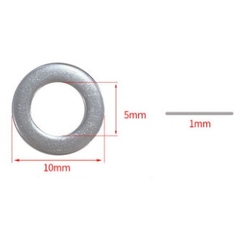 Long đen inox 304 đện ốc kích thước M2.5 M3 M4 M5 M6 (10 cái)