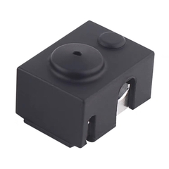 Khối nhôm gia nhiệt và bọc silicon E3D V6 có lỗi gắn cảm biến PT100 thép cho máy in 3D