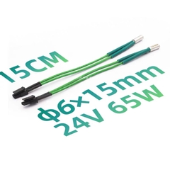 Đầu gia nhiệt điện trở 24v 40w 65w kích thước ngắn, sẵn jack cắm cho máy in 3D