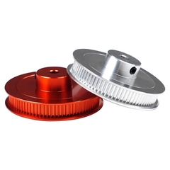 Puly GT2 bánh răng S2M 80 răng anot màu đen đỏ dùng với đai rộng 6mm 9mm và 10mm phụ kiện máy cơ khí máy in 3d robot