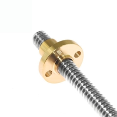 Vitme T8 bước 2mm thanh ren chuyển động tịnh tiến 200 250 300 350 400 450 500 mm