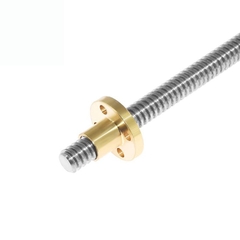 Vitme T8 bước 2mm thanh ren chuyển động tịnh tiến 200 250 300 350 400 450 500 mm