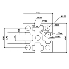 Bộ khung nhôm cho máy in 3d voron zero 0.2