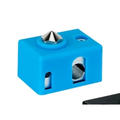 Khối nhôm gia nhiệt và bọc silicon E3D V6 có lỗi gắn cảm biến PT100 thép cho máy in 3D