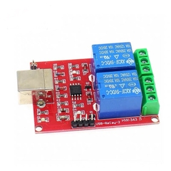 Module relay 2 kênh điều khiển qua cổng USB kèm hộp đựng