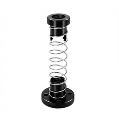 Đai ốc vitme bước 2mm chất liệu đồng, POM bền bỉ, chống rơ và chống ồn.