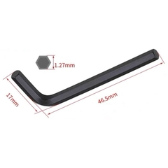 Thanh vít lục giác thép cúng tôi đen dùng vặn ốc lục giác từ M2 đến M5