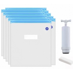 Bộ túi hút chân không, chống ẩm. Một bơm và năm túi.