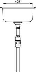 Chậu inox Hafele HS20-SSN2R90M / 2 Hộc bằng nhau, Mã số 567.20.493