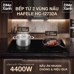 Bếp Từ Âm 2 Vùng Nấu Hafele HC-I2732A 536.61.726