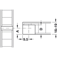 Chốt Nối Rafix M20 Hafele 263.20.131