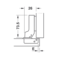 Bản Lề Giảm Chấn Hafele 315.11.751