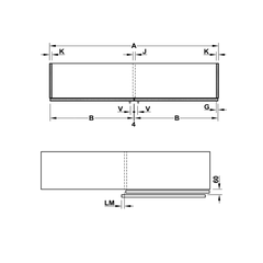 Phụ Kiện Cửa Trượt Bằng Mặt Hafele 406.11.204