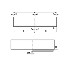 Phụ Kiện Cửa Trượt Bằng Mặt Hafele 406.11.206