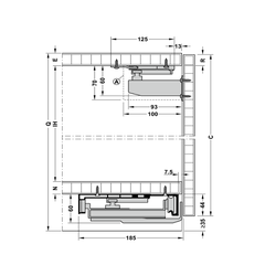 Phụ Kiện Cửa Trượt Bằng Mặt Hafele 406.11.207
