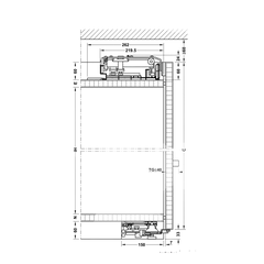 Phụ Kiện Cửa Trượt Bằng Mặt Hafele 406.11.286