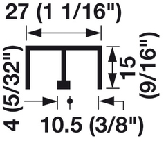 Ray Dẫn Hướng Đôi Cho Cửa Hafele 415.10.805