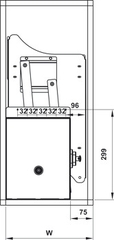 Rổ Chén Di Động Lento Hafele 504.76.407