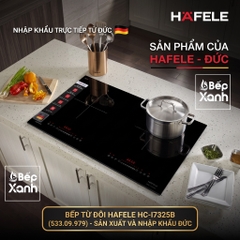 Bếp Từ Đôi Hafele HC-I7325B (533.09.979) Nhập Khẩu Đức - Công Suất Lớn, Nấu Nhanh, Tự Động Tắt An Toàn