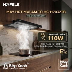 Máy Hút Mùi Âm Tủ Hafele HC-H7032TB (538.86.098) - Hút Siêu Khỏe, Chuẩn Đức, Bảo Hành Chính Hãng