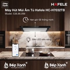Máy Hút Mùi Âm Tủ Hafele HC-H7032TB (538.86.098) - Hút Siêu Khỏe, Chuẩn Đức, Bảo Hành Chính Hãng