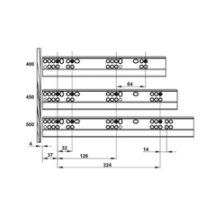 Ray Hộp Alto-S Nhấn Mở Hafele 552.35.745