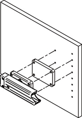 Miếng Đệm ABS Cho Phụ Kiện Khung Kéo Hafele 805.78.751