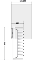 Móc Treo Dây Nịt Và Cà Vạt 250mm Hafele 807.96.810