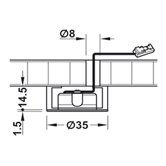 Đèn Led Chiếu Hệ 12V Hafele 833.72.041