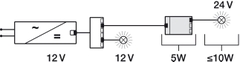 Biến Áp Đèn Led 12V Sang 24V Hafele 833.77.934