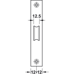 Thân Khoá Lưỡi Gà Hafele 911.23.370