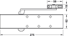 Thiết Bị Đóng Cửa Tự Động 150KG Hafele 931.84.769