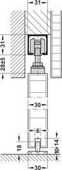 Bánh Xe 4 Bánh Hafele 940.60.011