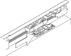 Bộ Các Thành Phần Hawa Symmetric 80/Z Hafele 940.81.009