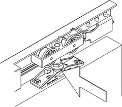 Bộ Các Thành Phần Hawa Symmetric 80/Z Hafele 940.81.009