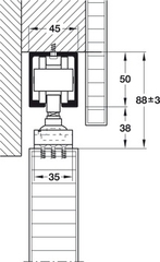 Bộ Các Thành Phần Hawa Junior Hafele 941.20.008