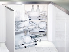 MAGIC CORNER Tray set,A.Style,p.ch. Hafele 546.17.665