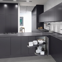 Bộ Rổ Góc Lemans II Trắng Xoay Phải Hafele 541.32.670